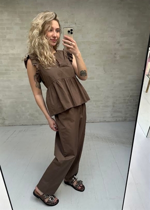 Blair-Ida sl top Chocolate Chip Selected Femme 